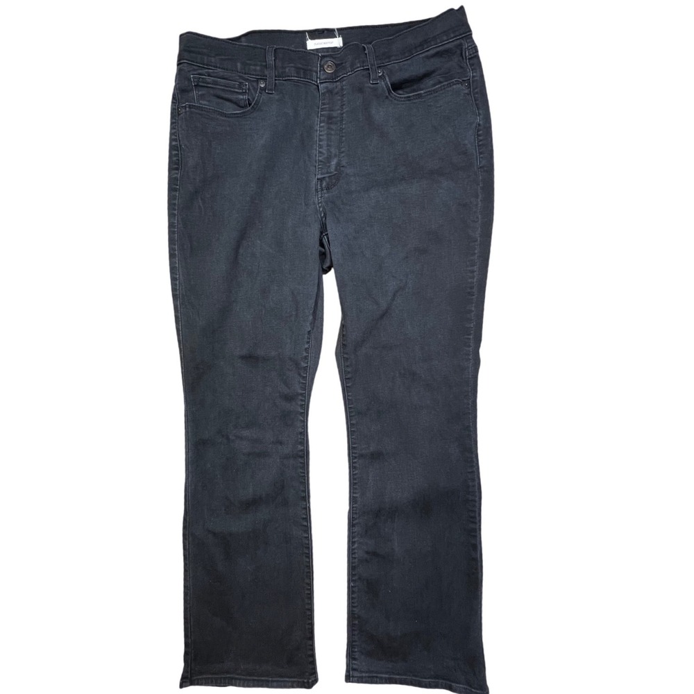 Levi's Jeans‎ Black Wash Bootcut Flare Mid Rise Size 16M W33 L32 - Picture 11 of 11